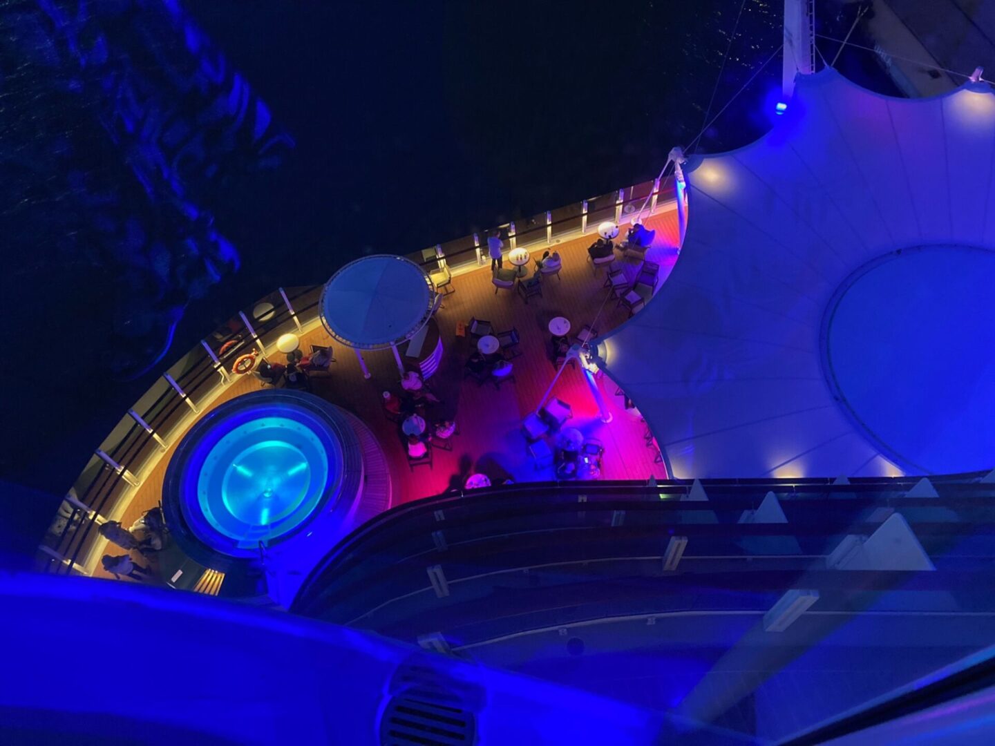 A night-time stroll around P&O Arvia